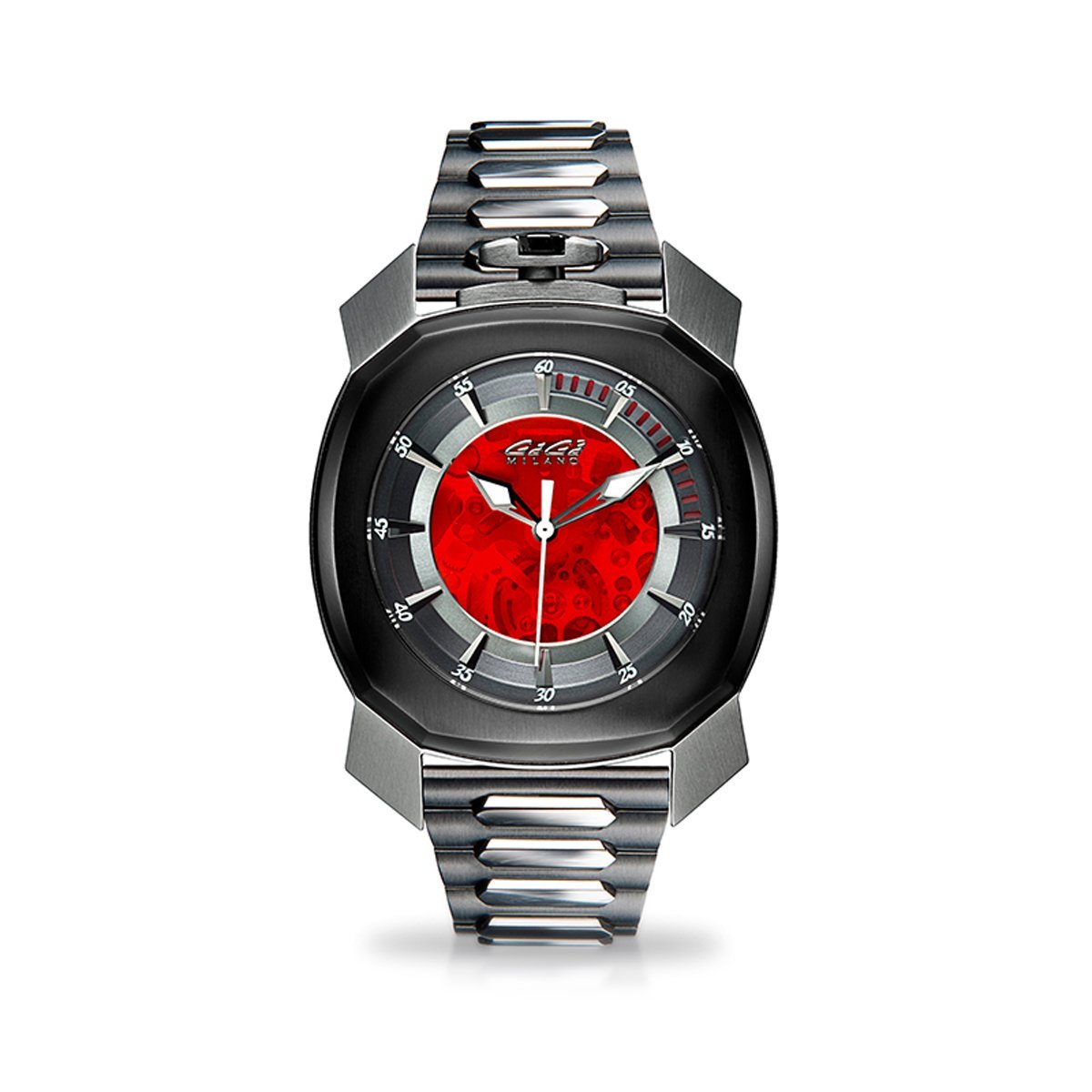 Gaga Milano Automatic Watch Frame_One Skeleton Red 7079.01
