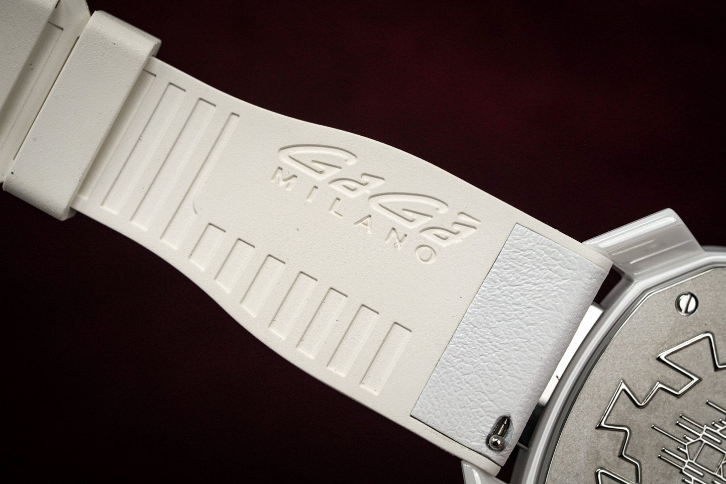 Gaga Milano Watch Frame_One White Ceramic 7250.01
