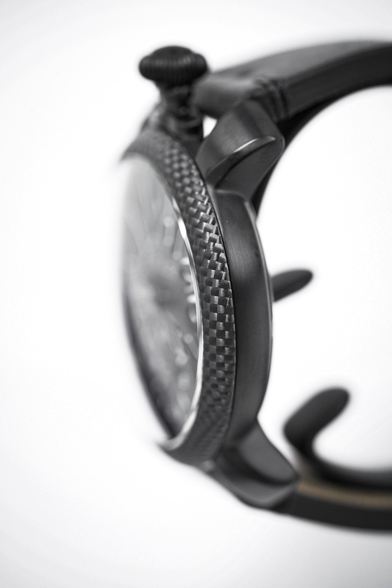 Gagà Milano Watch Manuale 48mm Special Edition Black Carbon