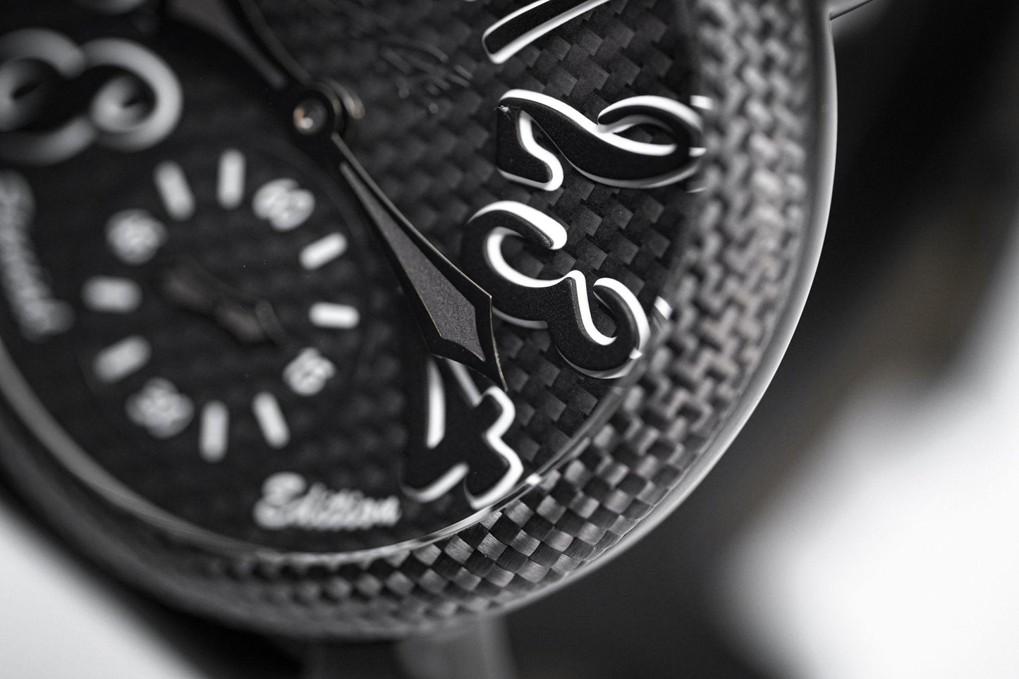 Gagà Milano Watch Manuale 48mm Special Edition Black Carbon