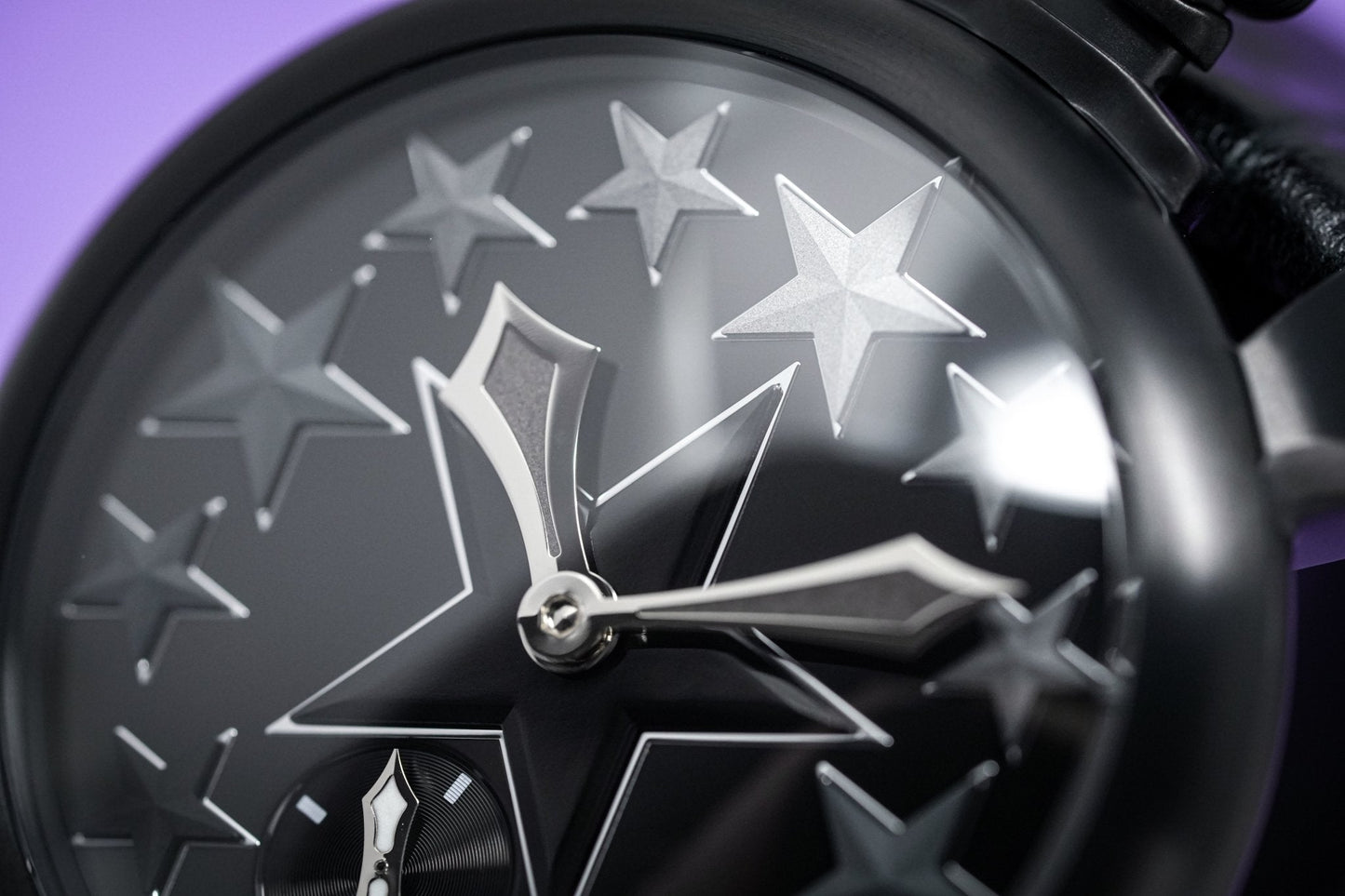 GaGà Milano Watch Manuale 48MM Stars Black PVD