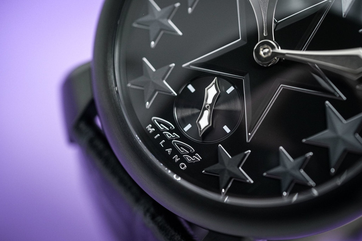 GaGà Milano Watch Manuale 48MM Stars Black PVD