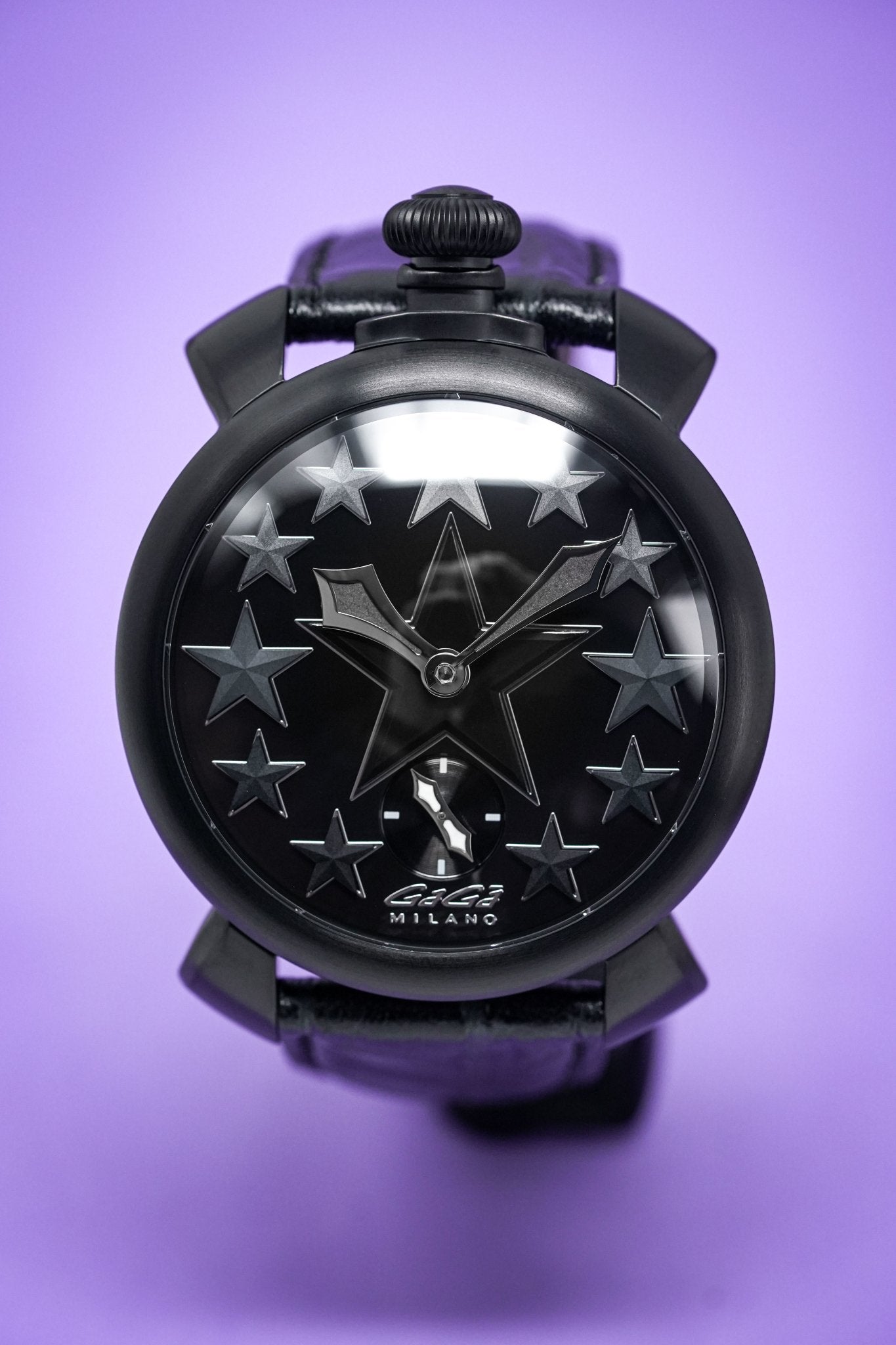 GaGà Milano Watch Manuale 48MM Stars Black PVD