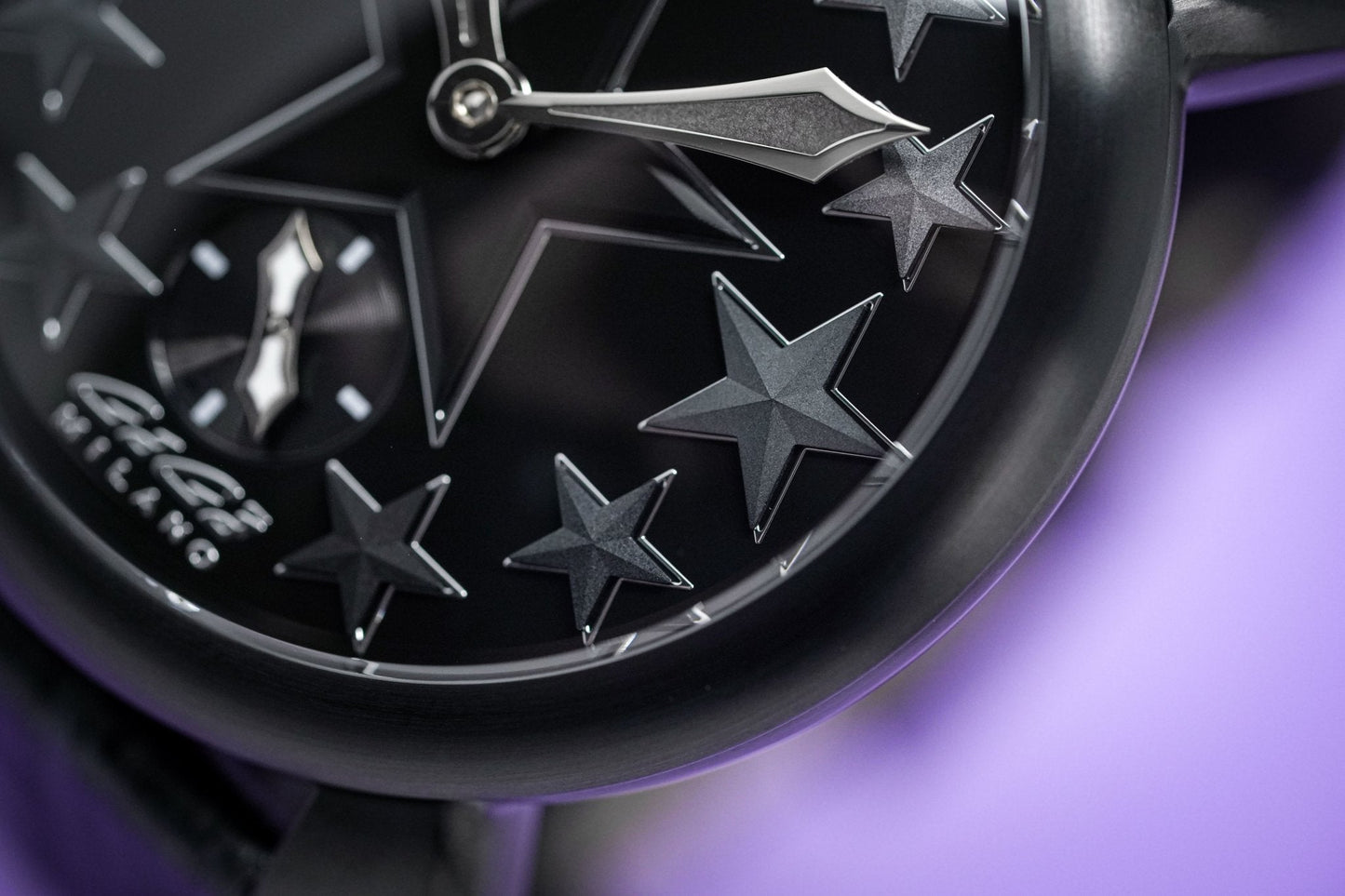 GaGà Milano Watch Manuale 48MM Stars Black PVD