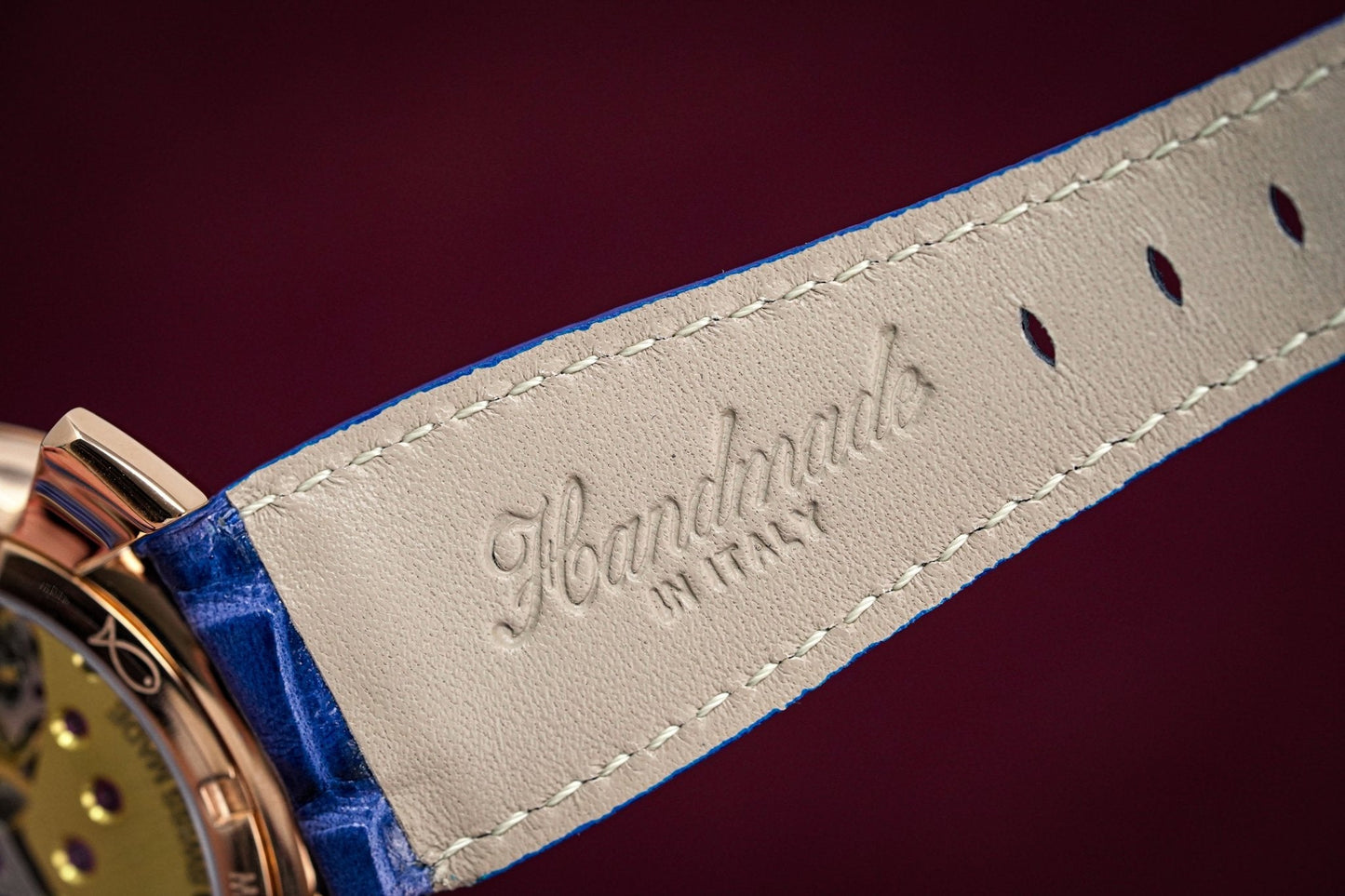GaGà Milano Watch Manuale 48MM Stars Rose Gold Blue