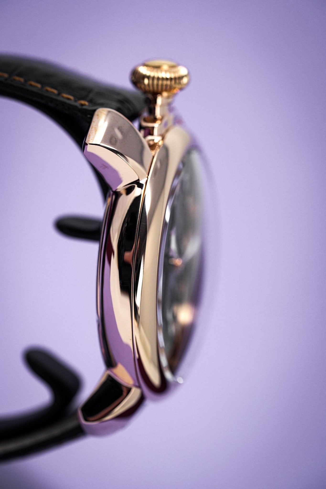 GaGà Milano Watch Manuale 48MM Stars Rose Gold Black