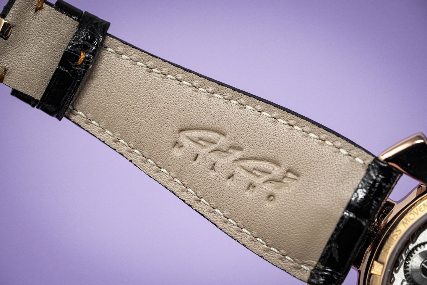 GaGà Milano Watch Manuale 48MM Stars Rose Gold Black