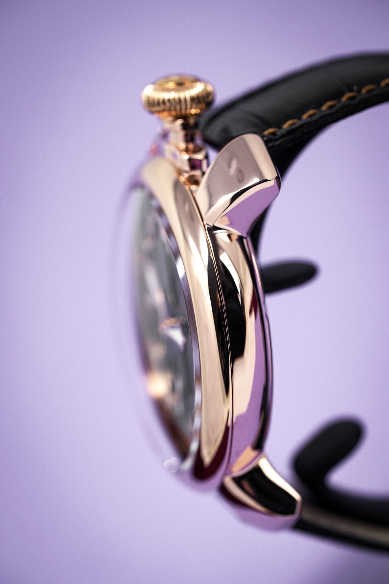 GaGà Milano Watch Manuale 48MM Stars Rose Gold Black