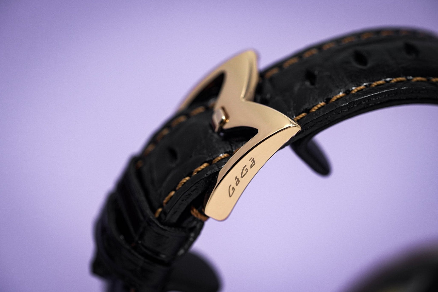 GaGà Milano Watch Manuale 48MM Stars Rose Gold Black