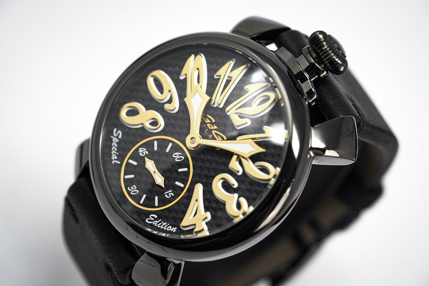Gagà Milano Watch Manuale Special Edition 48mm Black