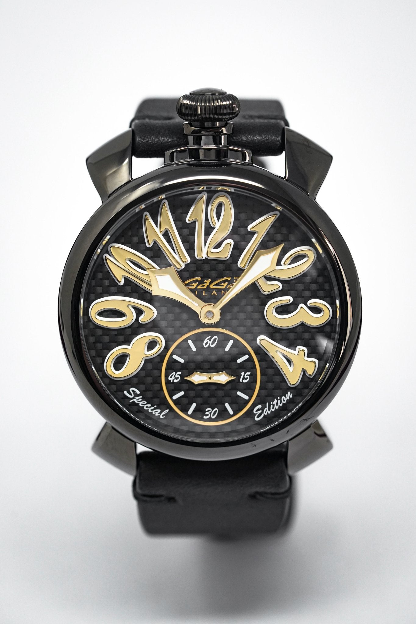Gagà Milano Watch Manuale Special Edition 48mm Black