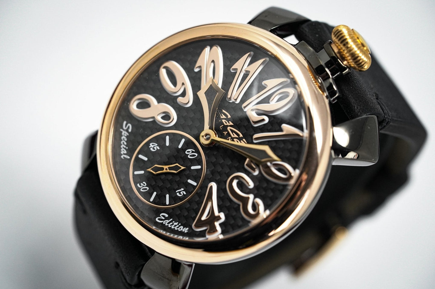GaGà Milano Watch Manuale 48MM Special Edition Black PVD