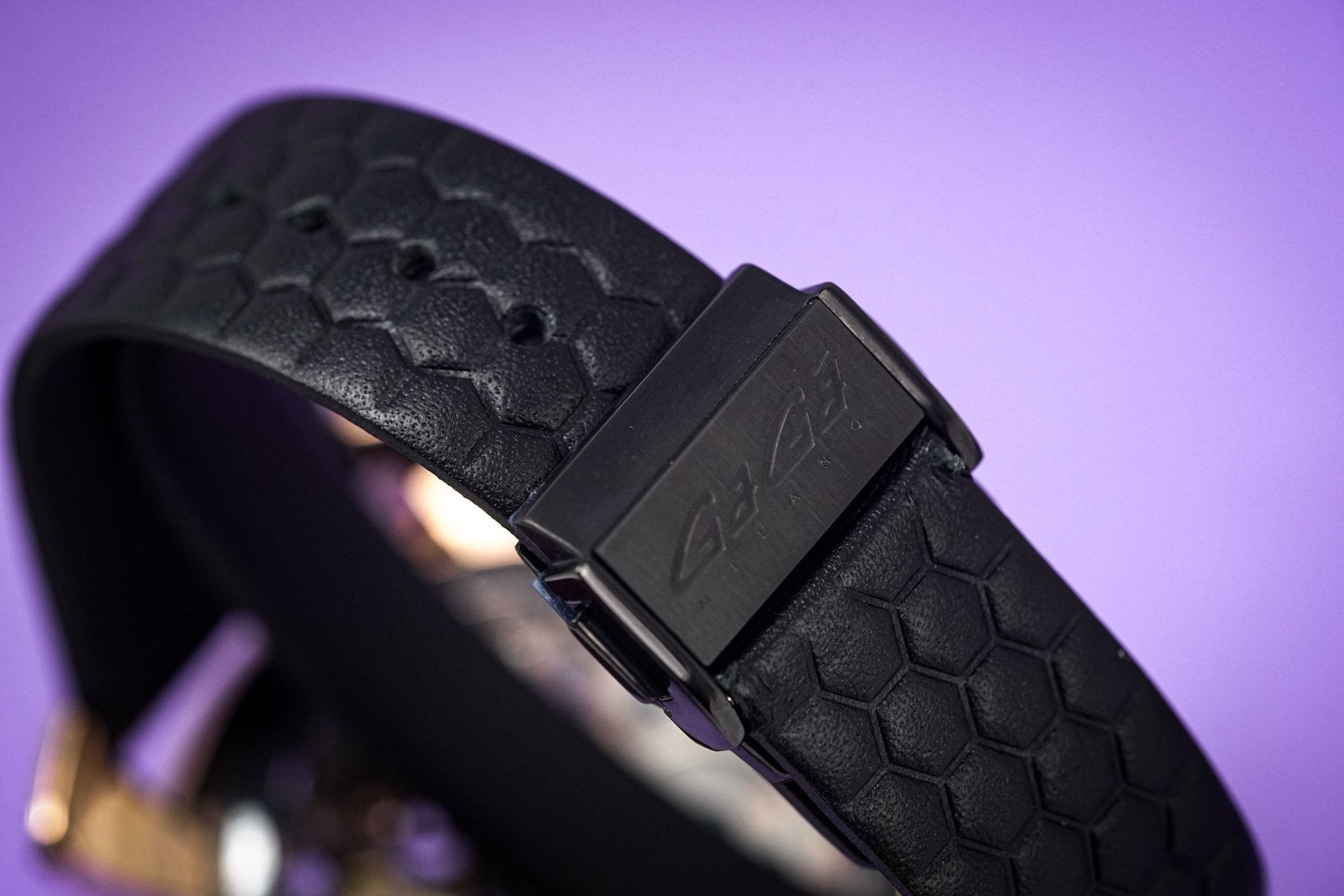 Gaga Milano Watch Neymar Jr. Skeleton Rose Gold Carbon Limited Edition