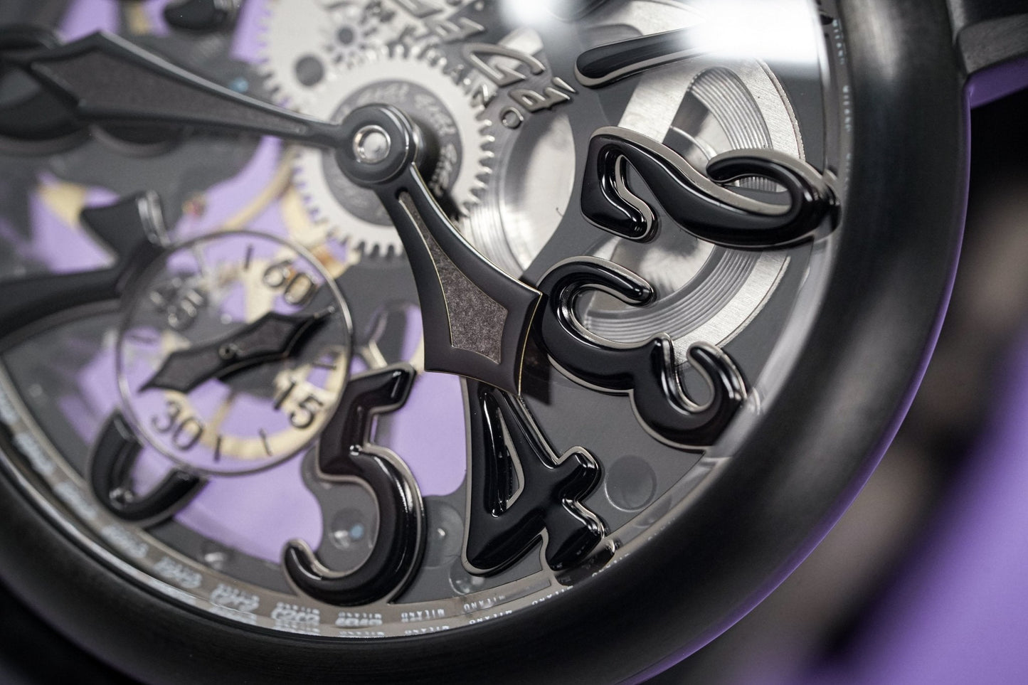 GaGà Milano Watch Skeleton 48MM Black