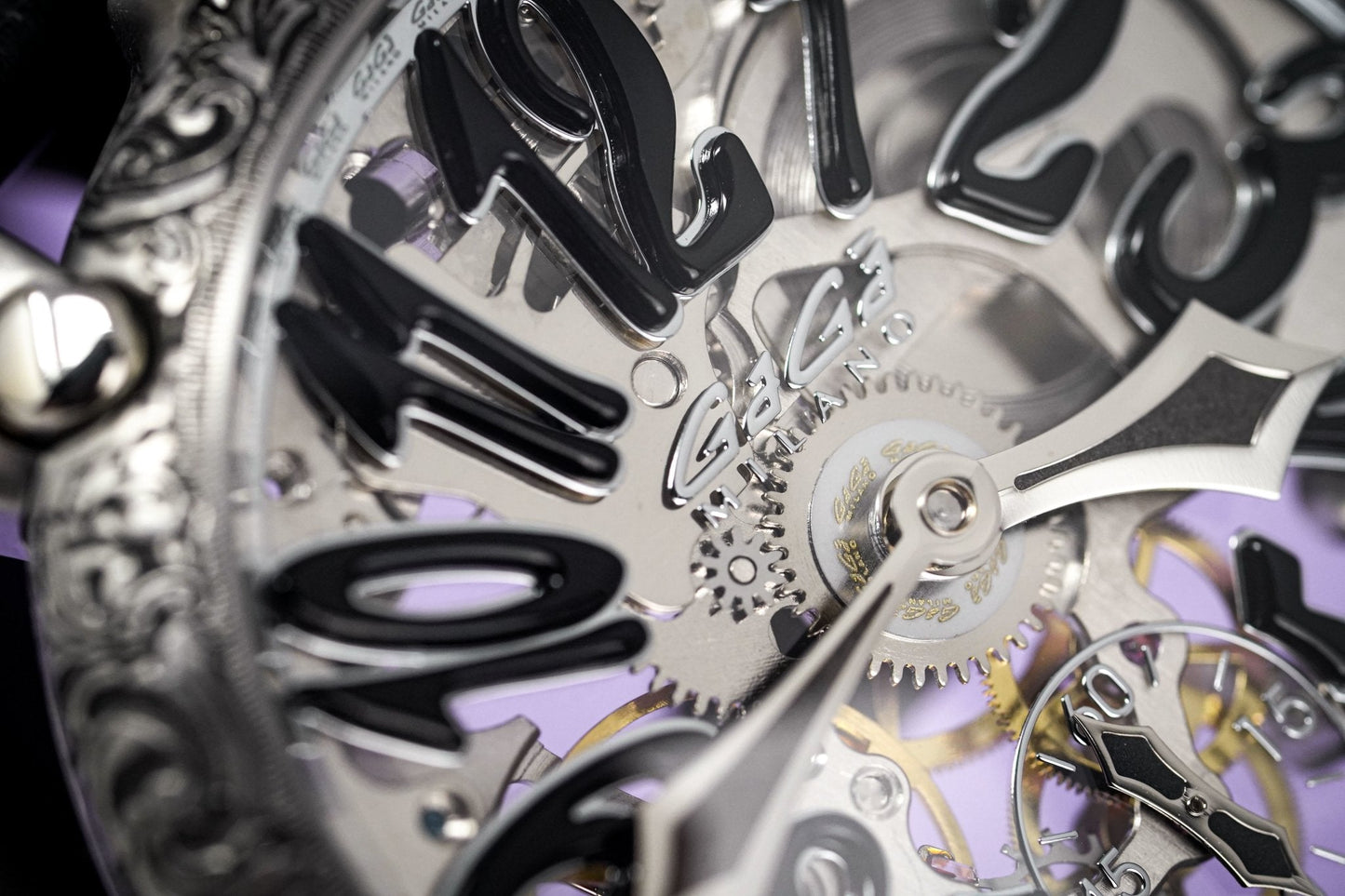 GaGà Milano Mechanical Watch Skullpture Skeleton 48MM