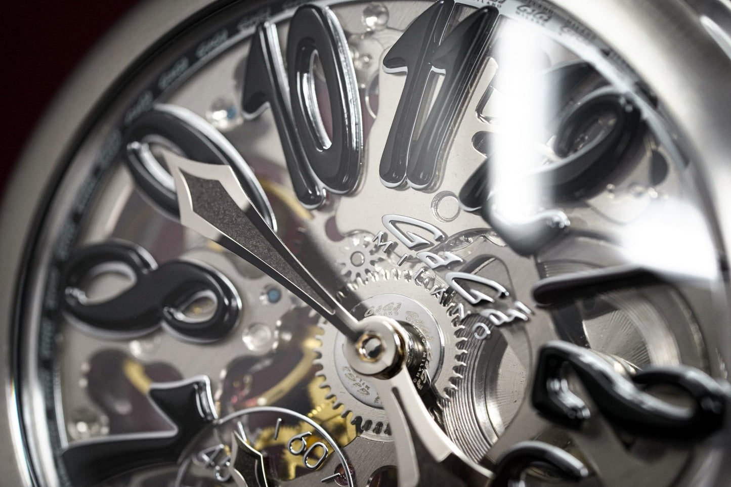 GaGà Milano Watch Skeleton 48MM Grey