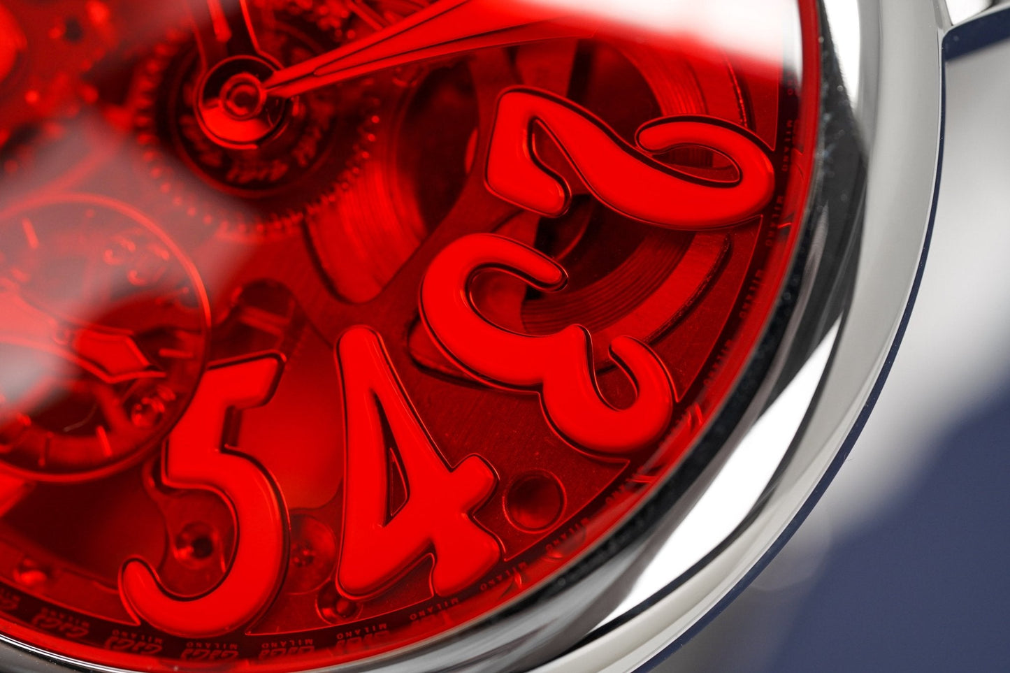 GaGà Milano Skeleton 48MM Red White 5310.01.RED