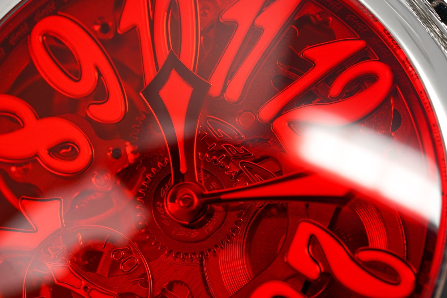 GaGà Milano Skeleton 48MM Red White 5310.01.RED