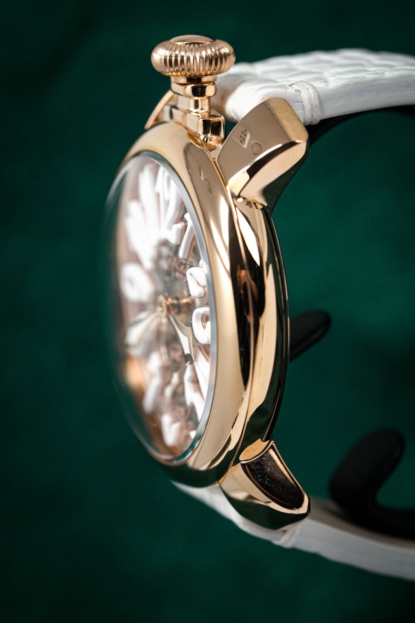 GaGà Milano Watch Skeleton 48MM Rose Gold