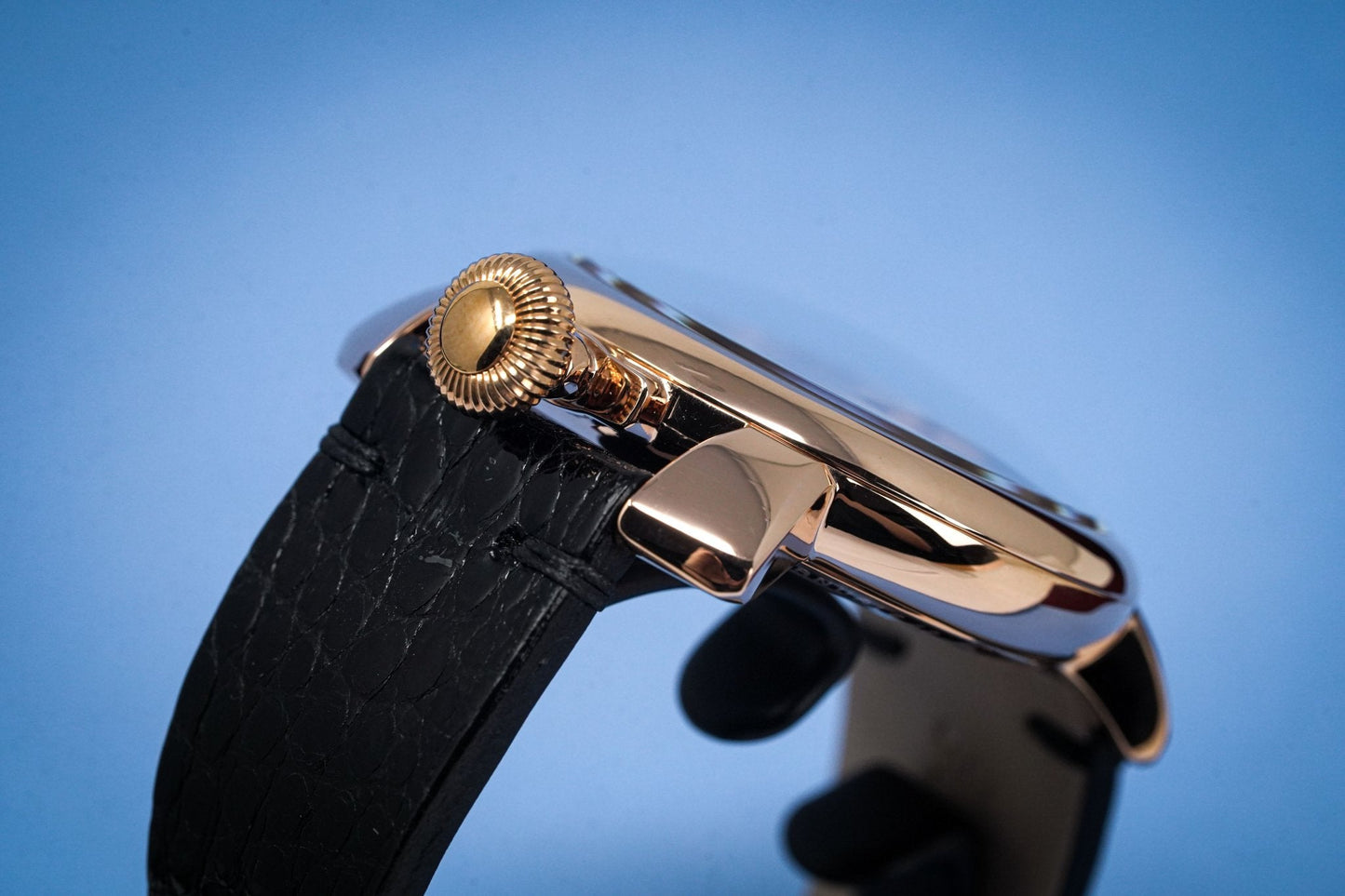 GaGà Milano Watch Skeleton 48MM Rose Gold Black