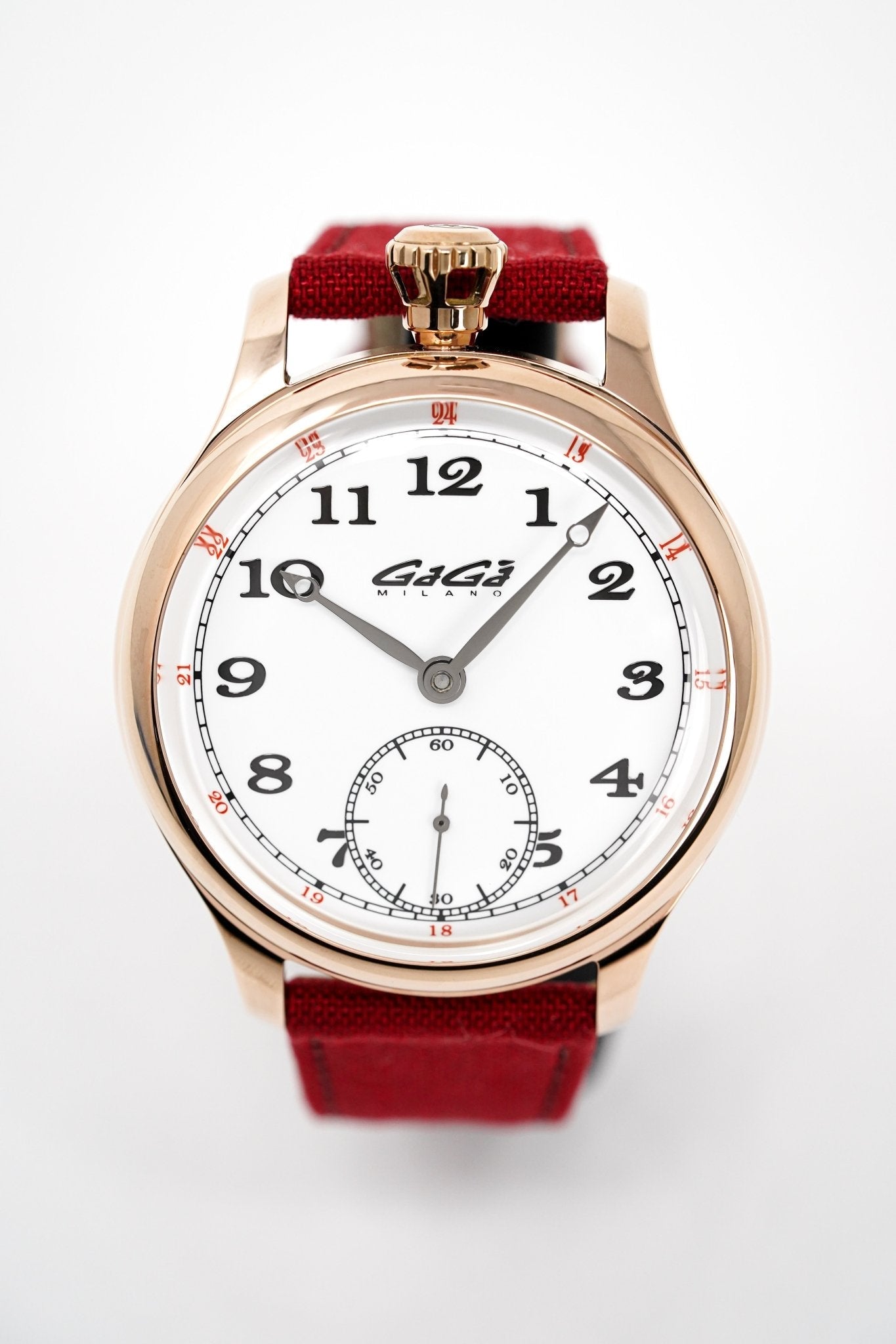 GaGà Milano Watch Classic Steel Rose Gold Pink 8041.01