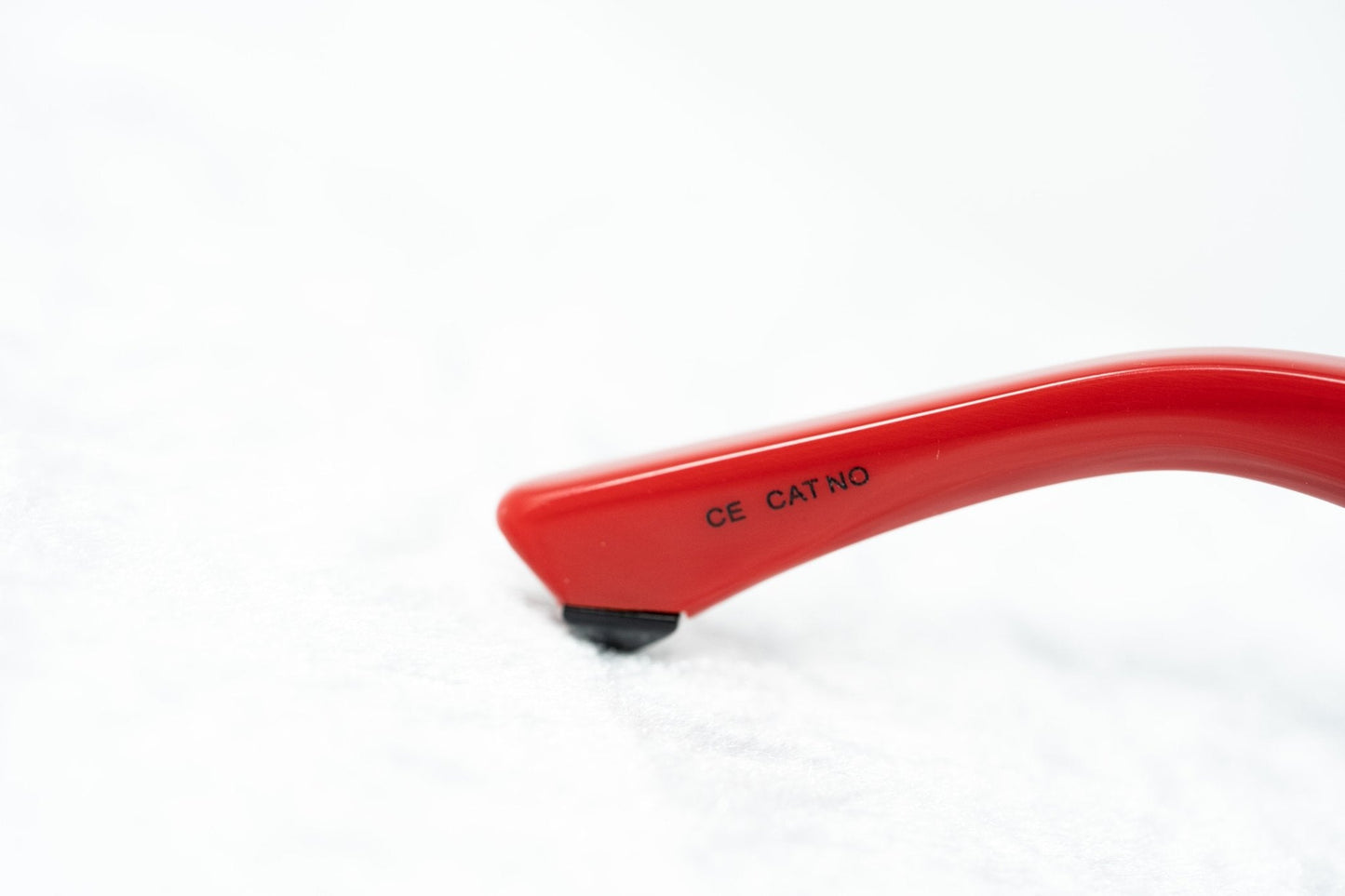 Giles Deacon Sunglasses Shield Red and Dark Grey