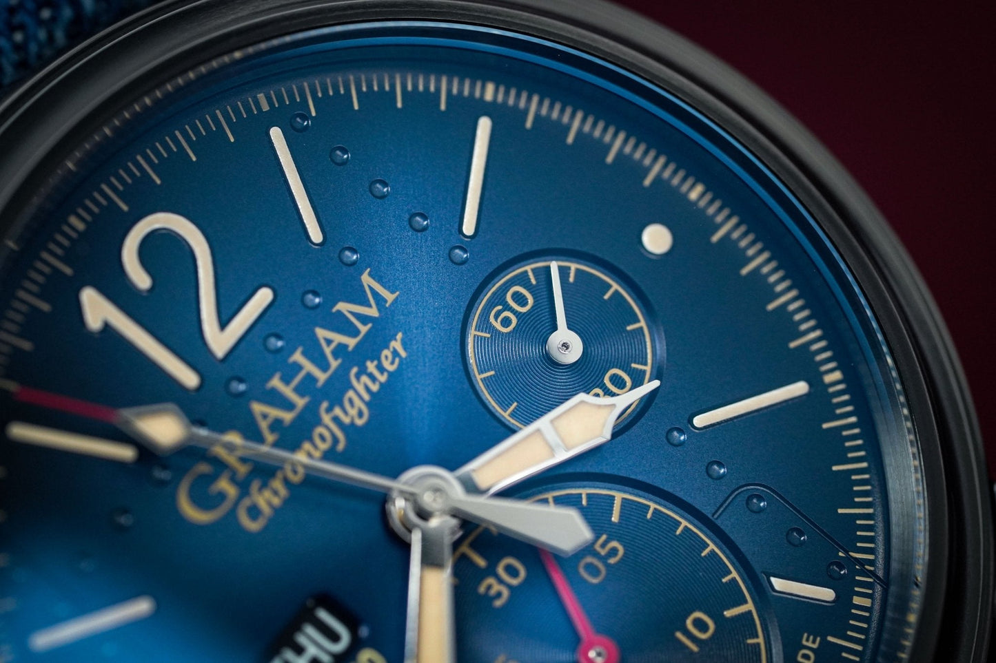 Graham Chronofighter Vintage Aircraft Blue