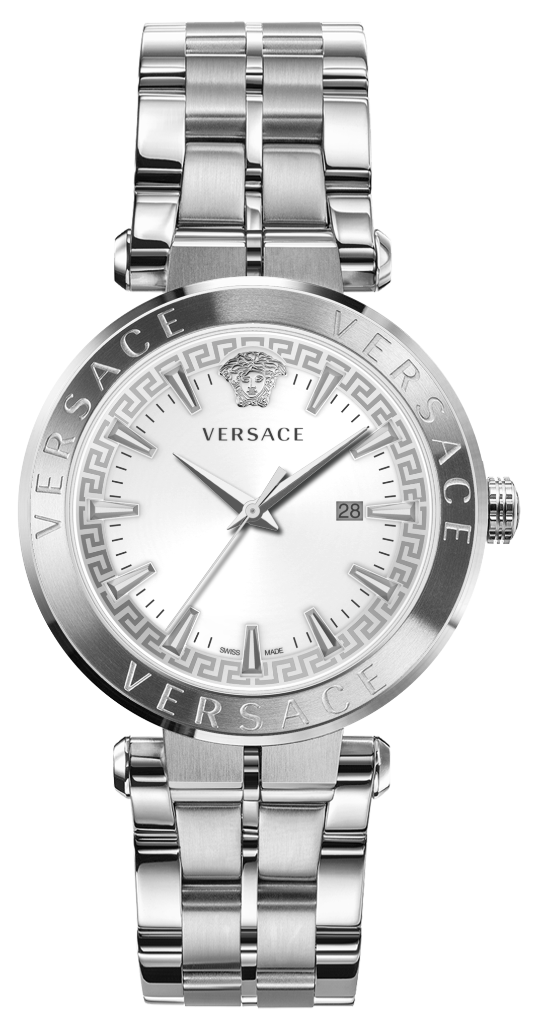 Versace Men's Watch Aion 44mm White Silver VE2G00321
