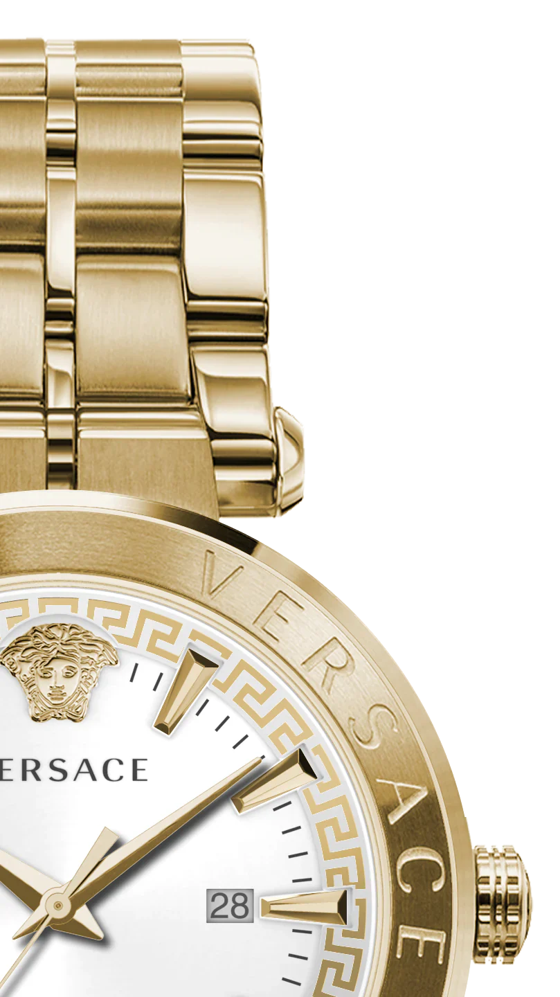 Versace Men's Watch Aion 44mm White Gold VE2F00521