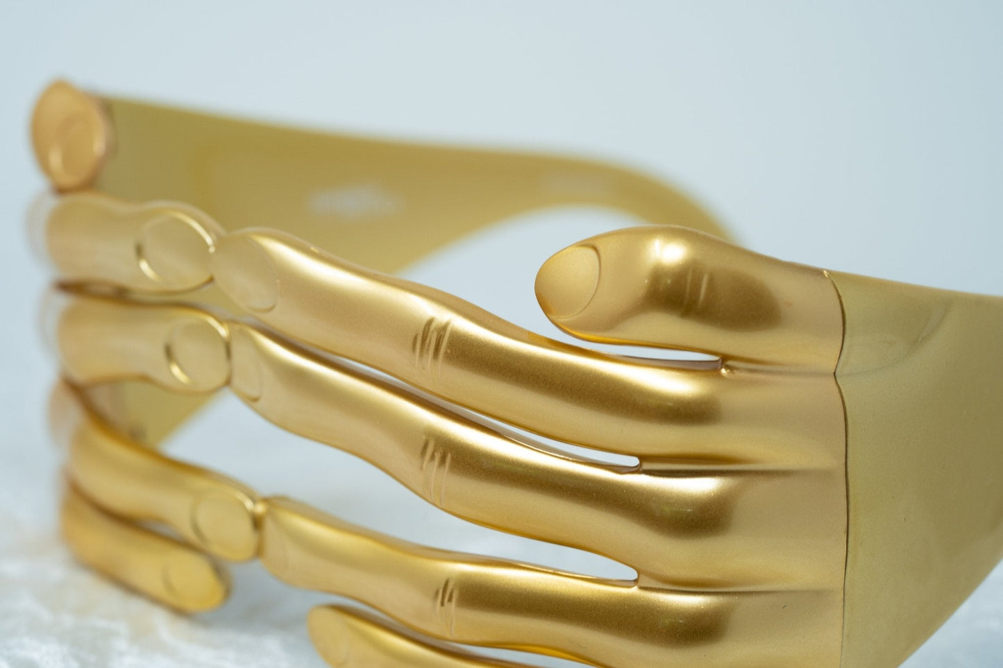 Jeremy Scott Sunglasses Hands Metallic Gold
