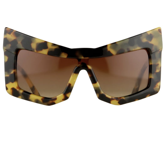 Kokon To Zai Ladies Sunglasses Mask Tortoise Shell and Brown KTZ7C2SUN