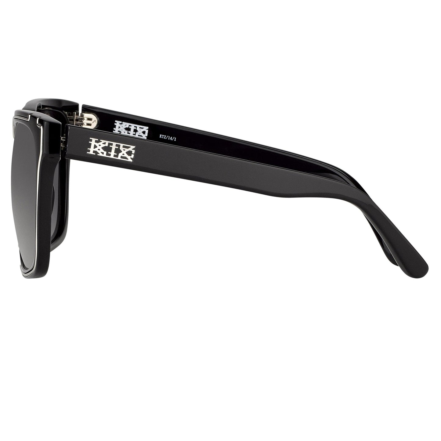 Kokon To Zai Sunglasses D-Frame Black and Grey KTZ14C1SUN