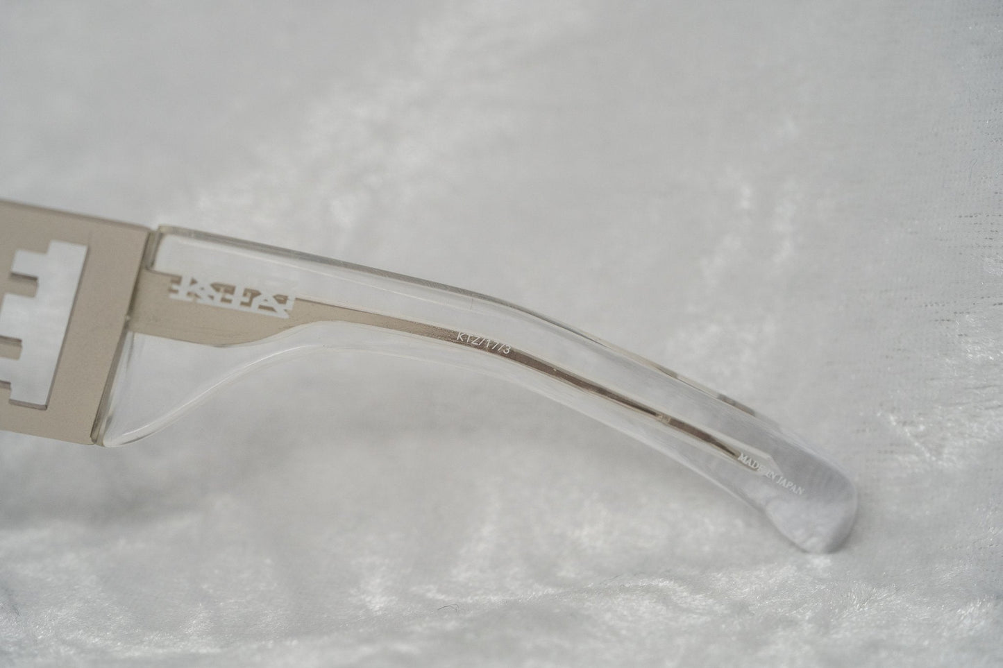 Kokon To Zai Sunglasses Oversized Clear and Silver
