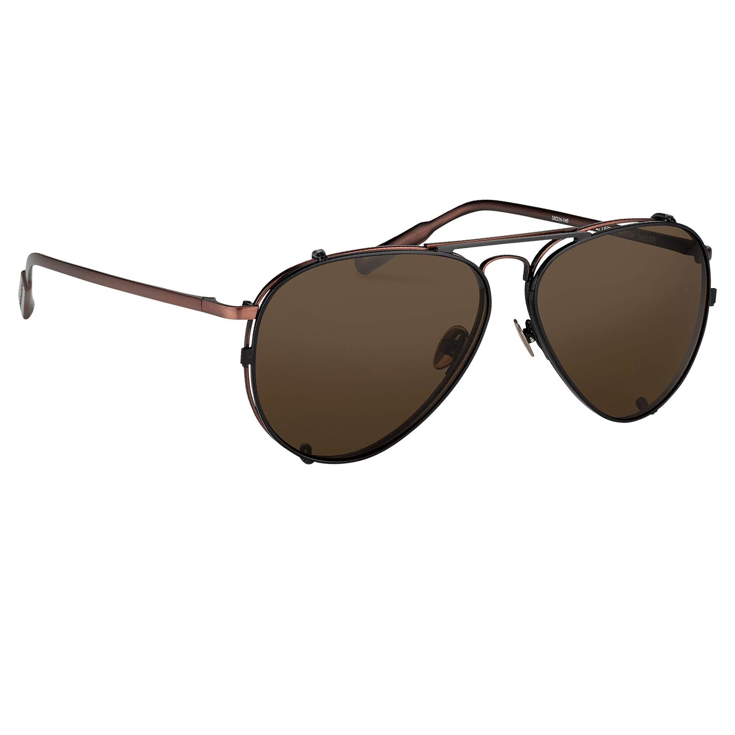 Kris Van Assche Sunglasses Bronze and Brown