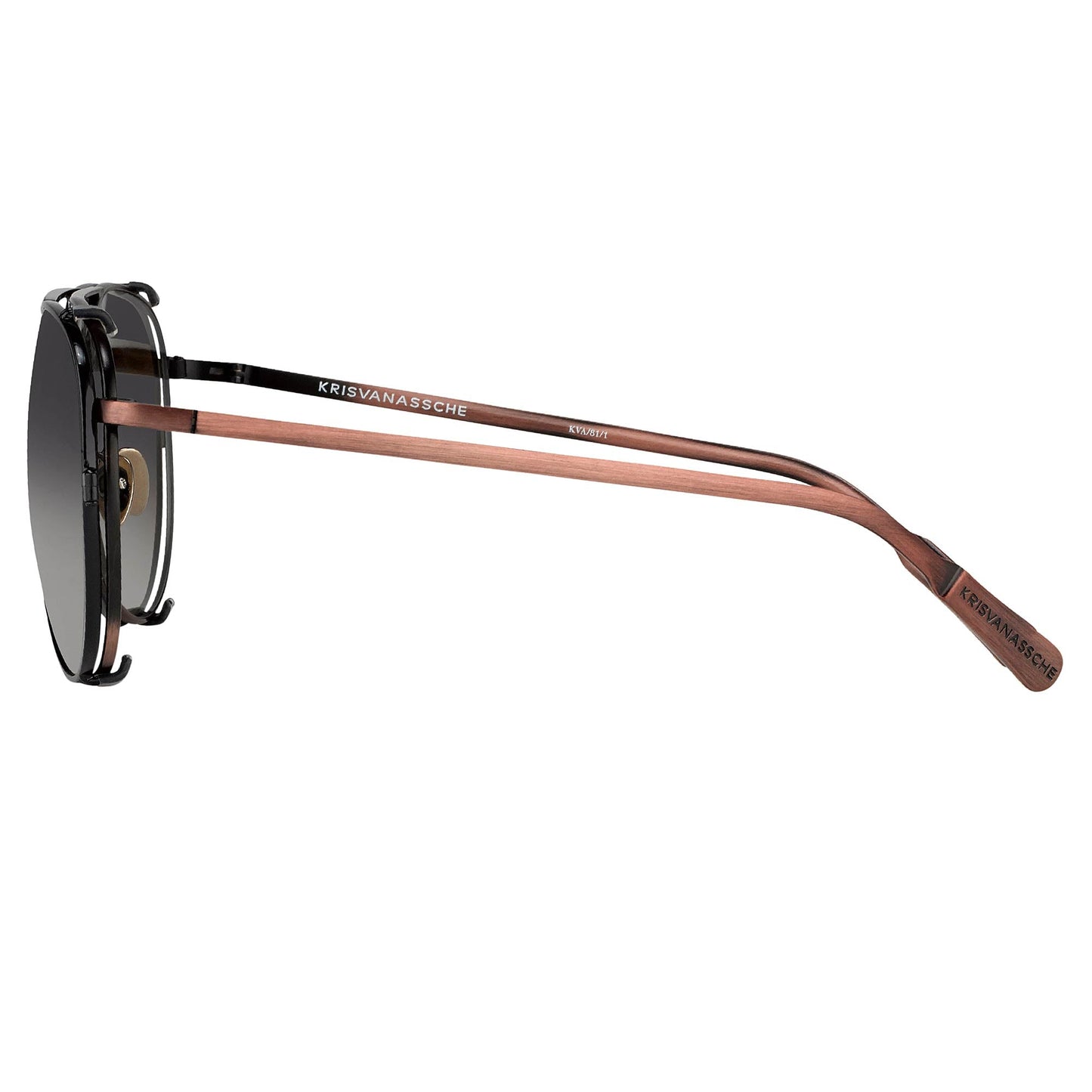 Kris Van Assche Sunglasses Bronze and Brown