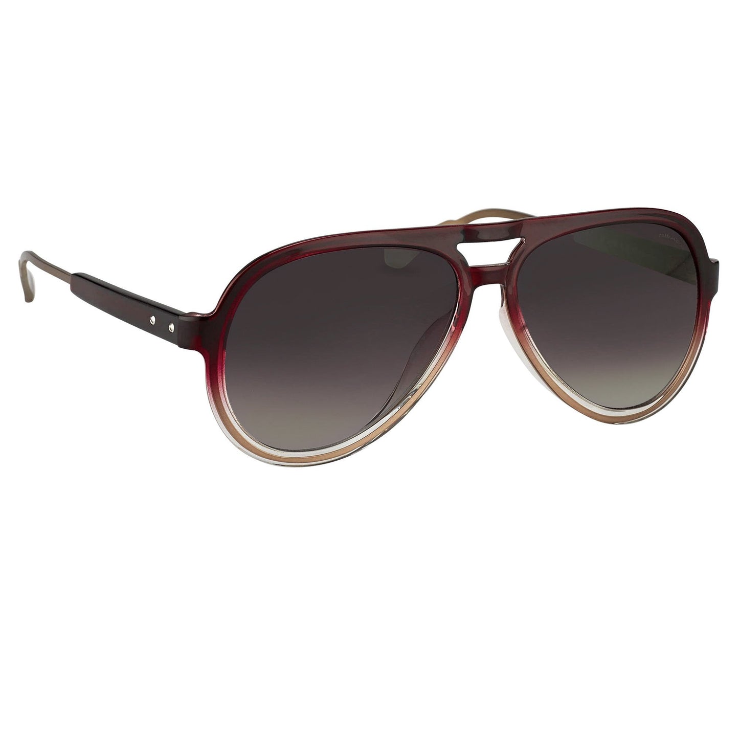 Kris Van Assche Men's Sunglasses Burgundy and Brown KVA78C2SUN