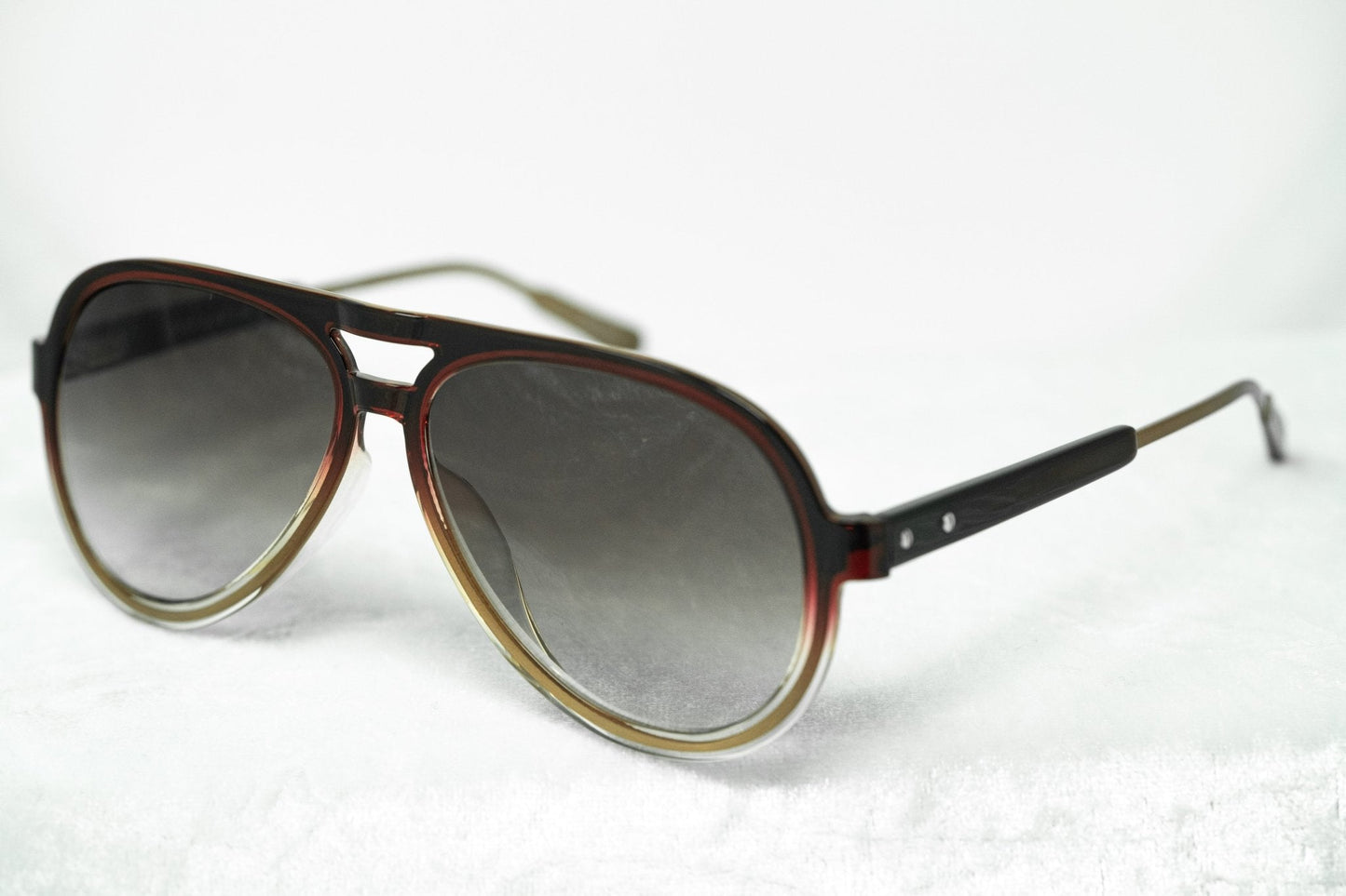 Kris Van Assche Men's Sunglasses Burgundy and Brown KVA78C2SUN