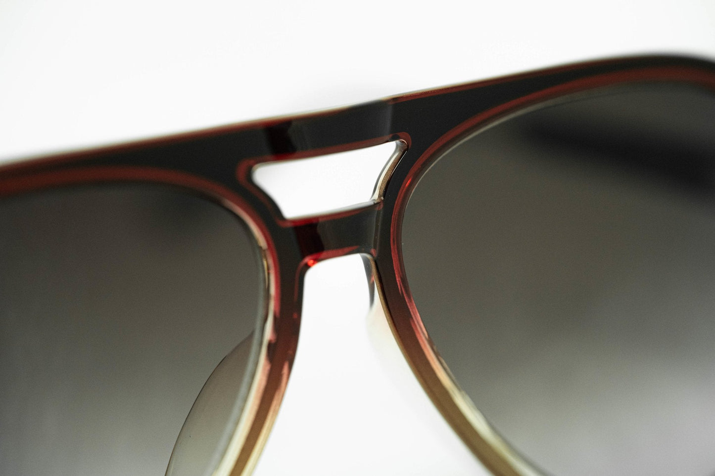 Kris Van Assche Men's Sunglasses Burgundy and Brown KVA78C2SUN