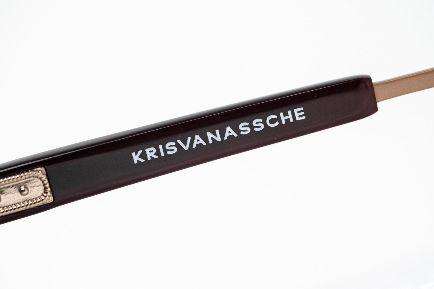 Kris Van Assche Men's Sunglasses Burgundy and Brown KVA78C2SUN