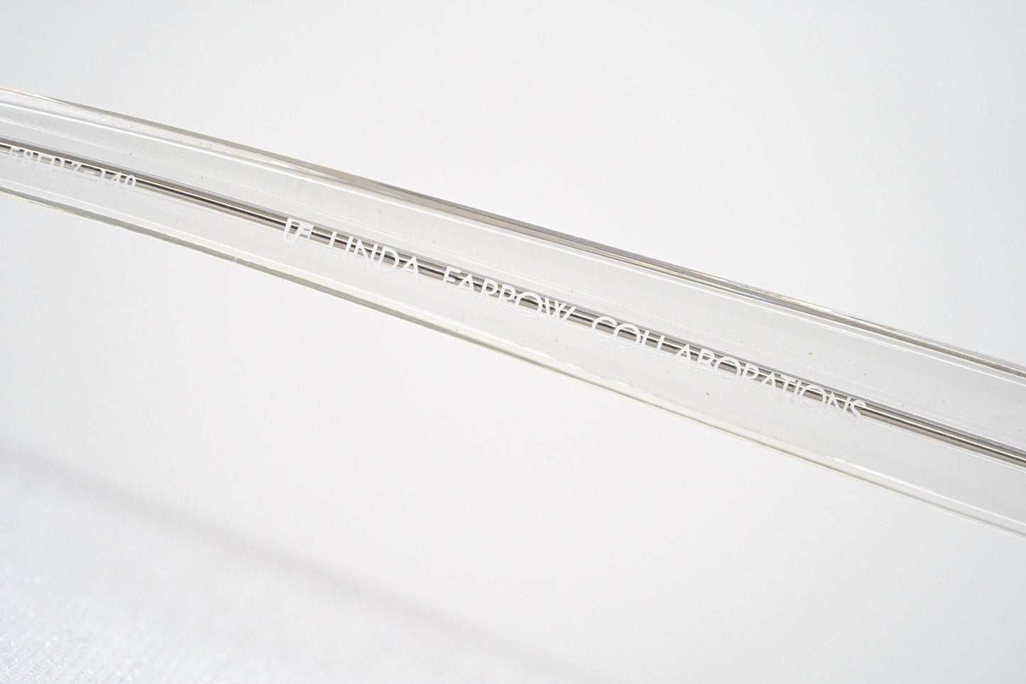 Kris Van Assche Sunglasses D-Frame Iridescent Silver and Purple