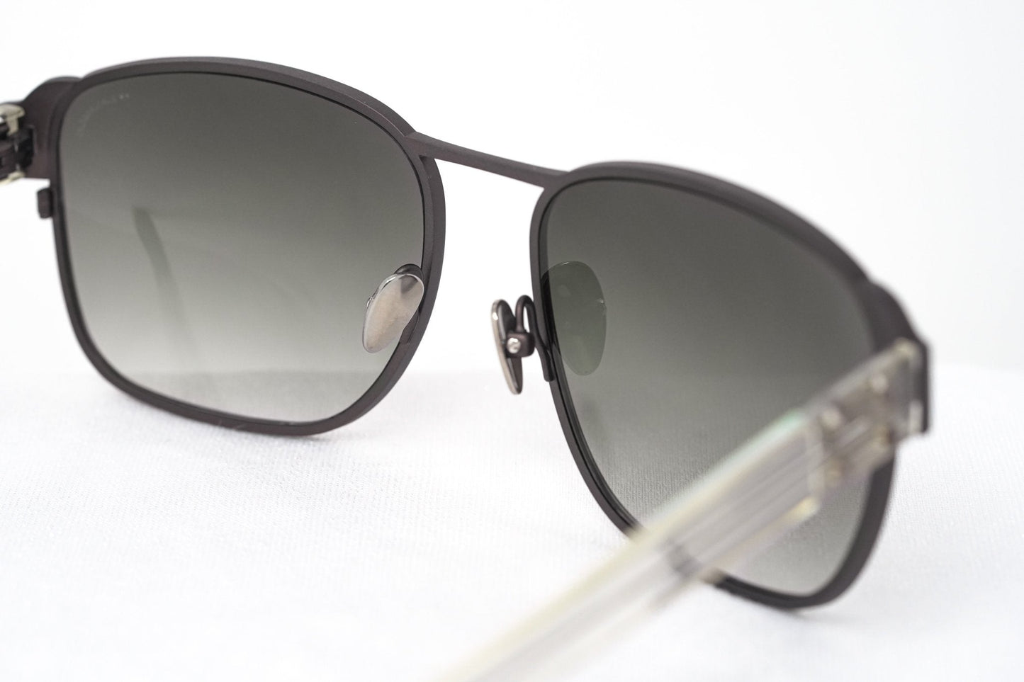 Kris Van Assche Sunglasses D-Frame Matt Brown and Grey