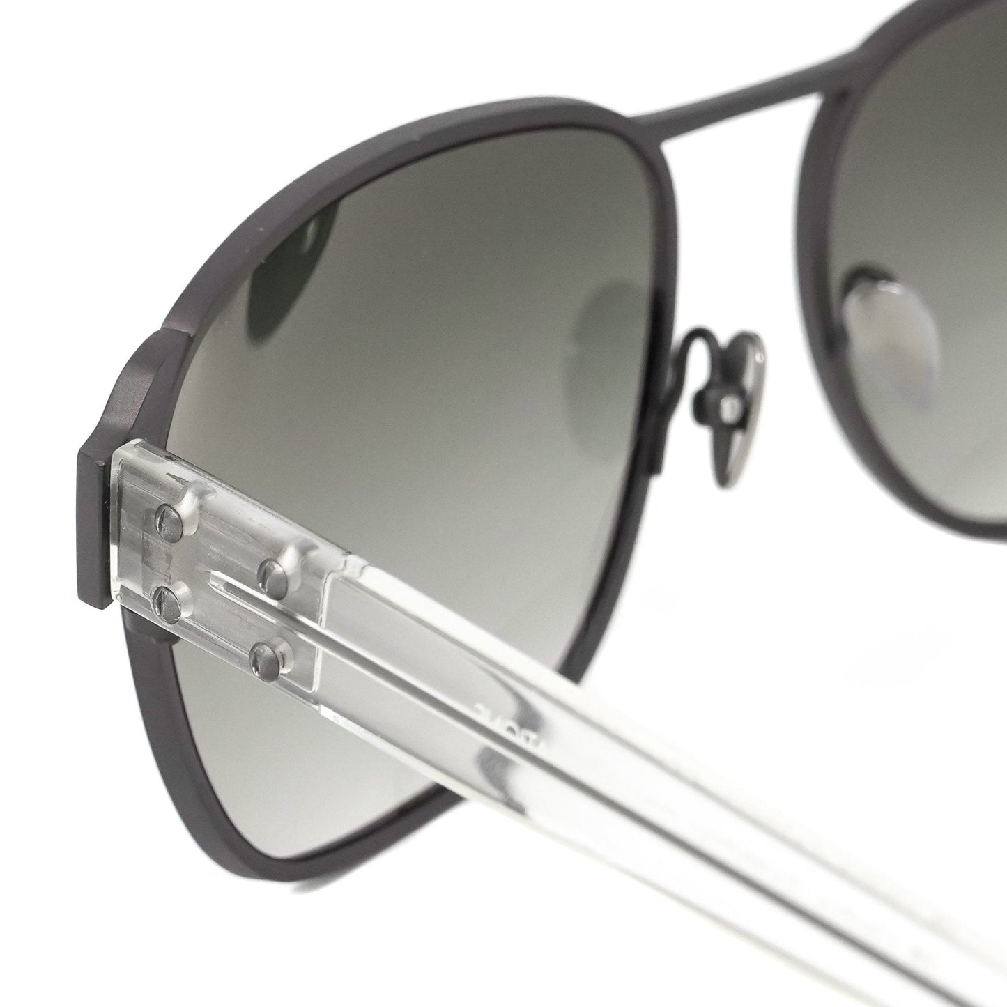 Kris Van Assche Sunglasses D-Frame Matt Brown and Grey