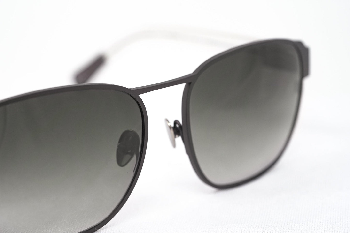 Kris Van Assche Sunglasses D-Frame Matt Brown and Grey