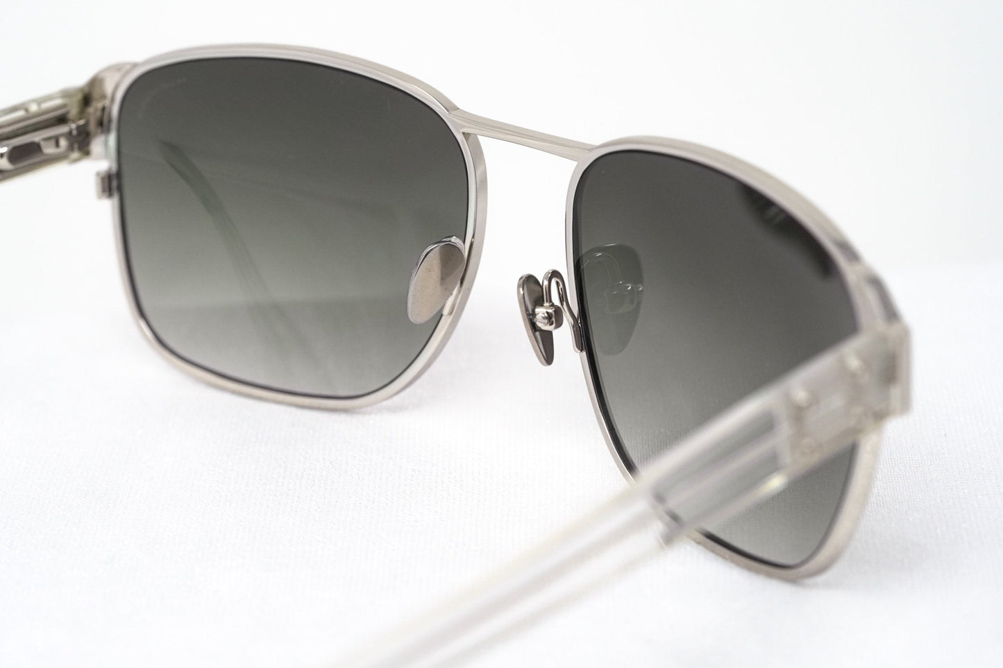 Kris Van Assche Sunglasses D-Frame Silver and Grey