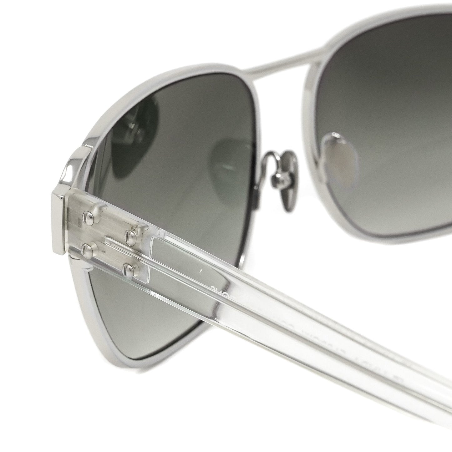 Kris Van Assche Sunglasses D-Frame Silver and Grey