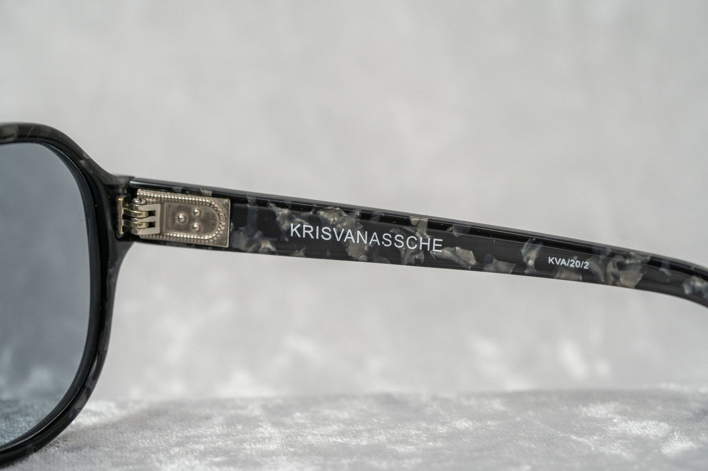 Kris Van Assche Men's Sunglasses Tortoise Shell and Blue KVA20C2SUN