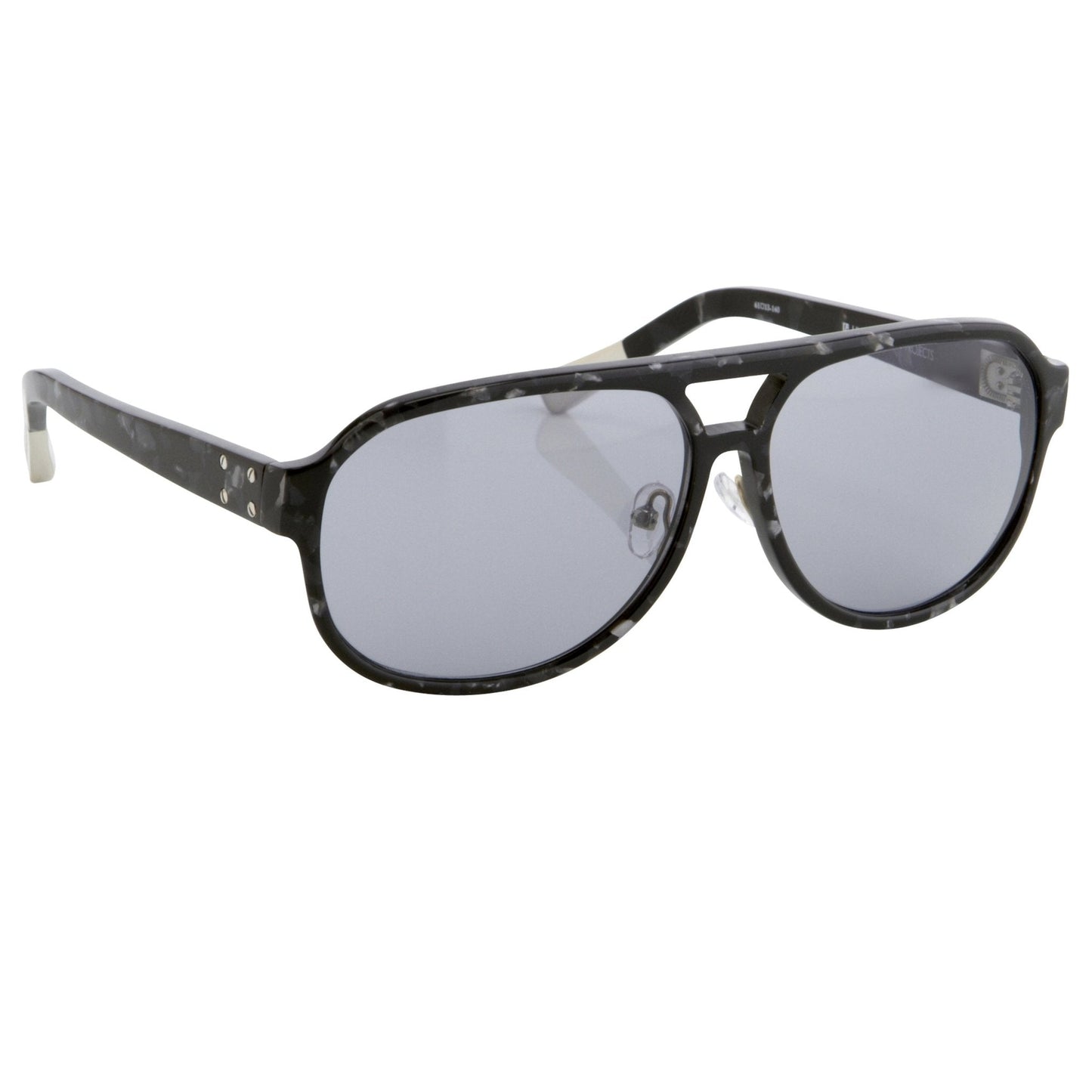 Kris Van Assche Men's Sunglasses Tortoise Shell and Blue KVA20C2SUN