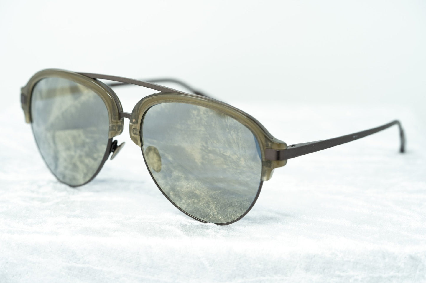 Kris Van Assche Sunglasses Grey and Gold