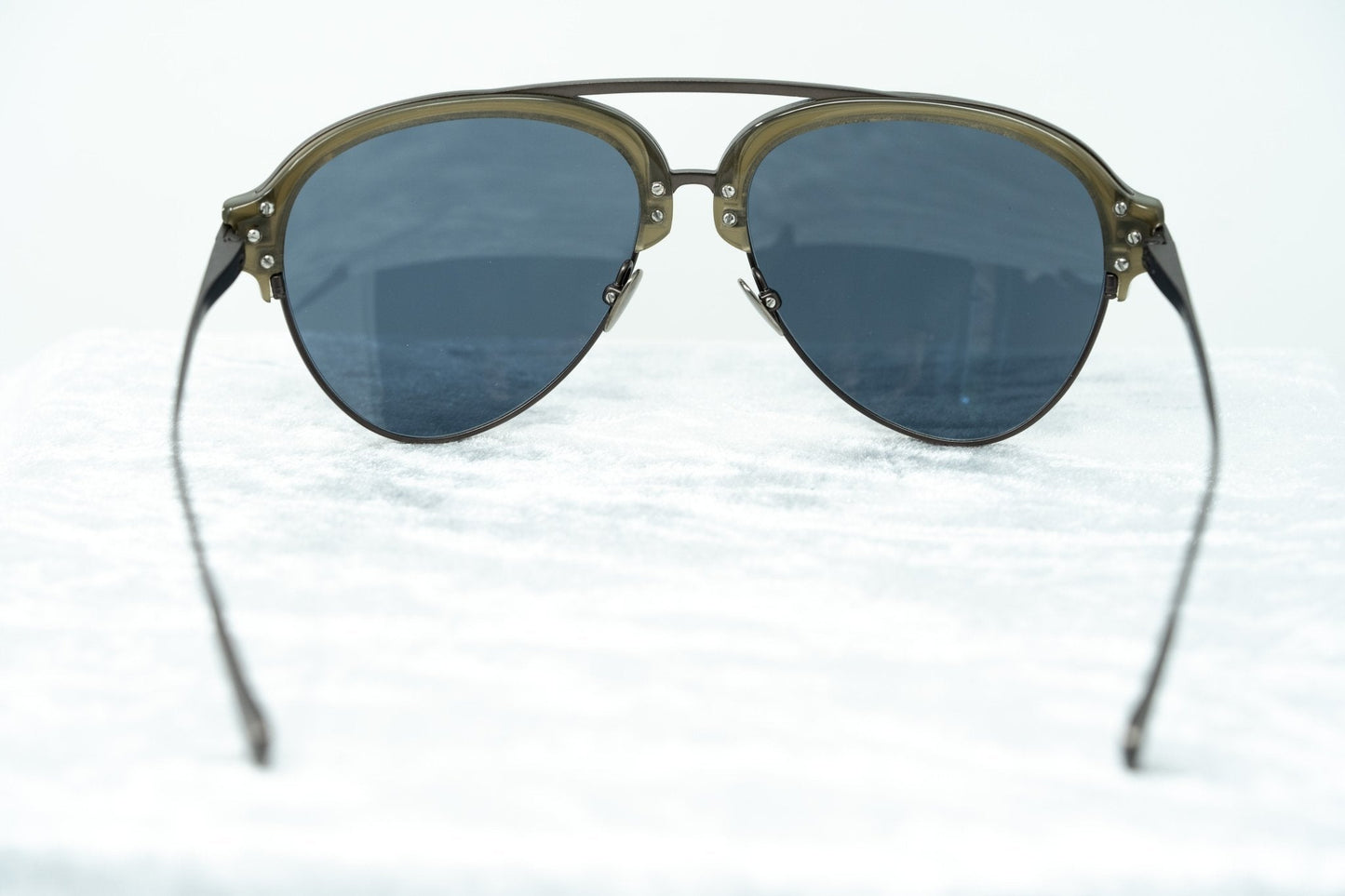 Kris Van Assche Sunglasses Grey and Gold
