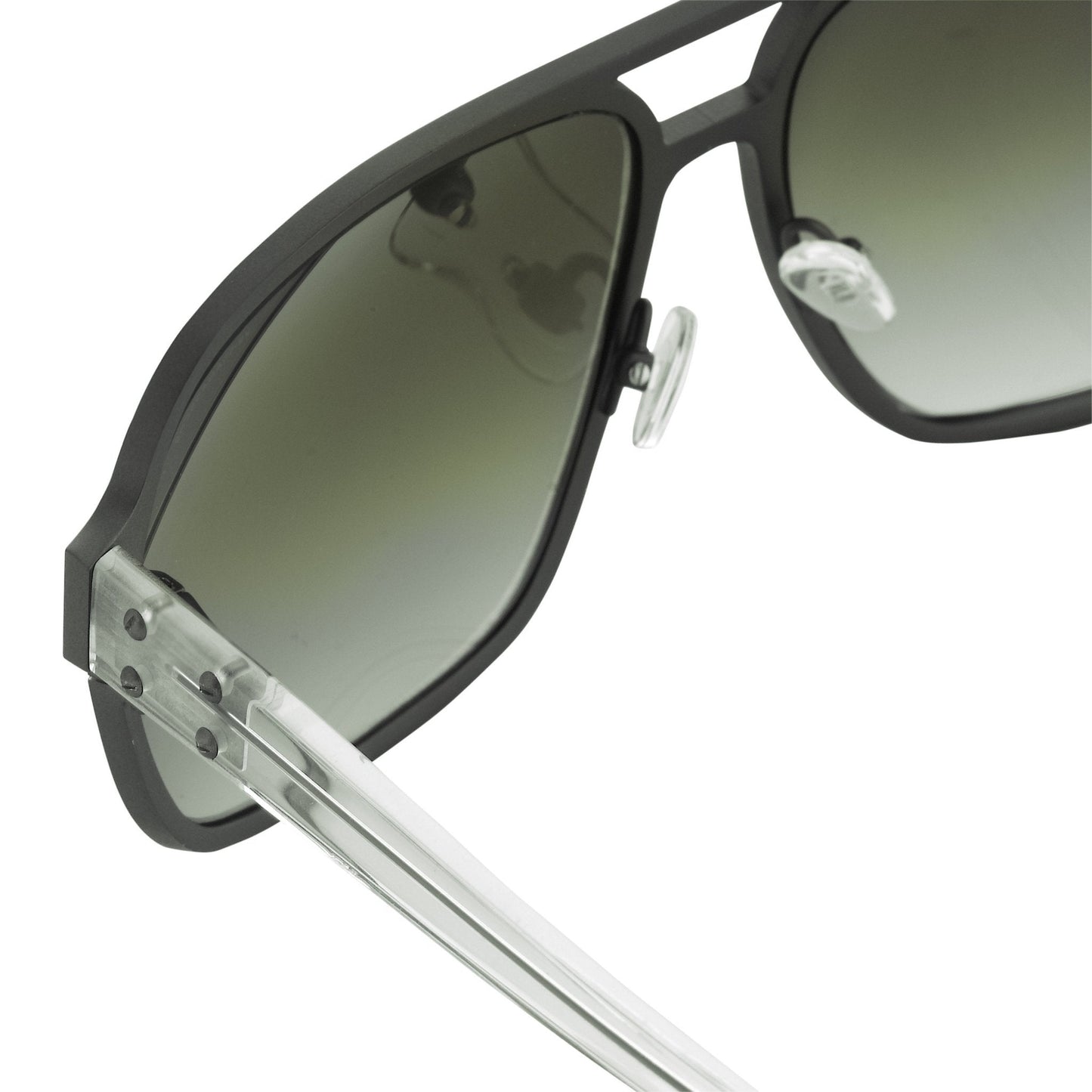 Kris Van Assche Sunglasses Rectangular Brown and Grey